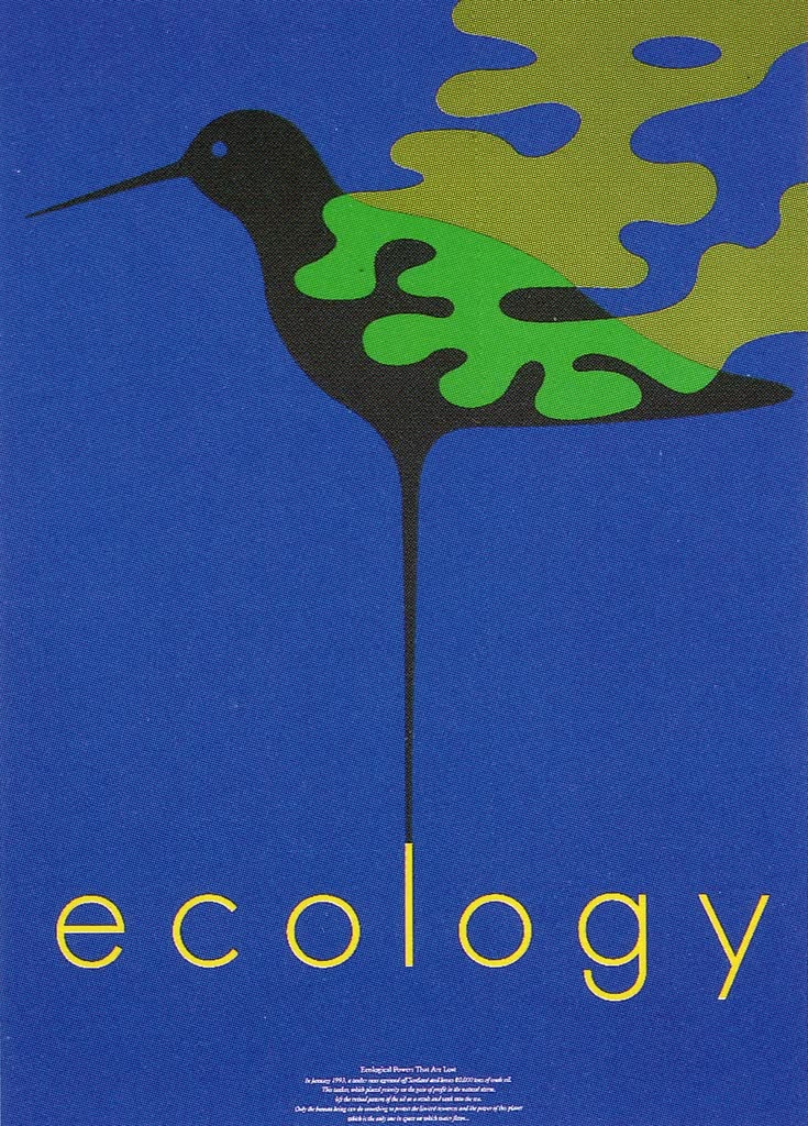 Ilustración de ecología, estilo Kojima